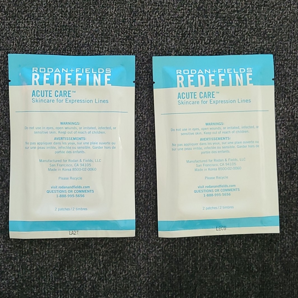 Rodan and fields Acute Care 2 Pouches